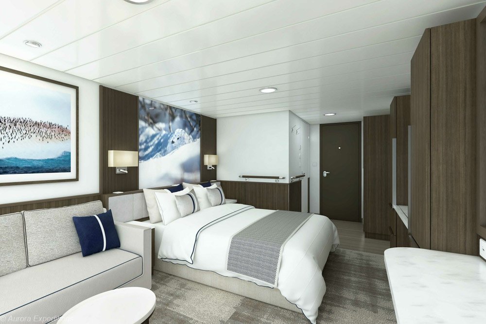 Balkon-Kabine-Kategorie-B-Render-der-Douglas-Mawson-Aurora-Expeditions